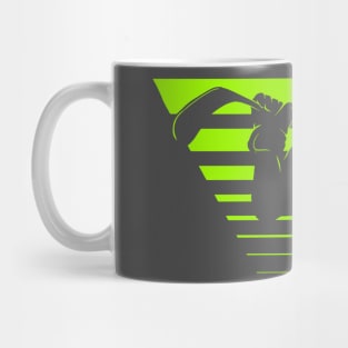 Hockey Player with braids Mug